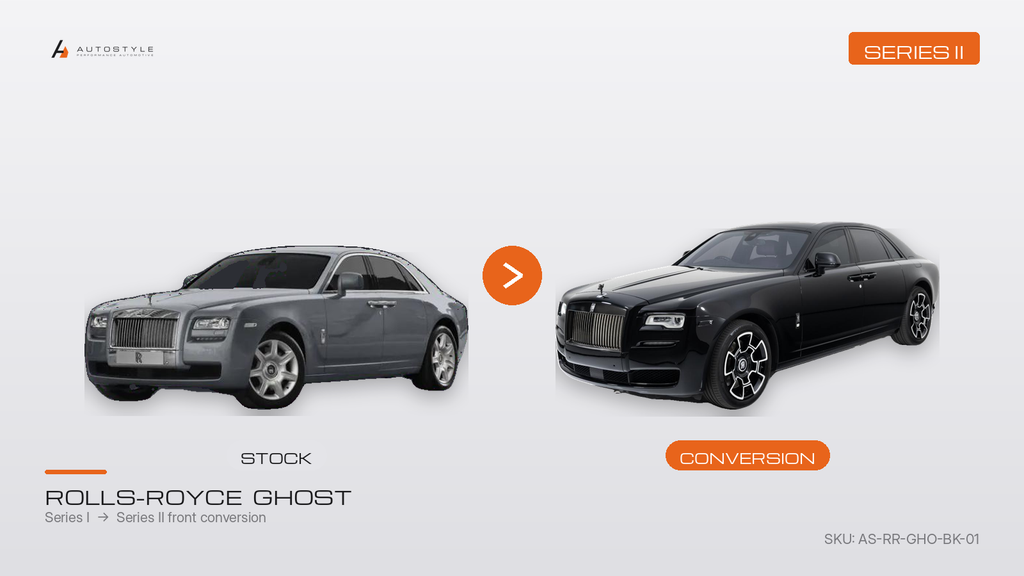 Rolls-Royce Ghost Series I to Series II front conversion