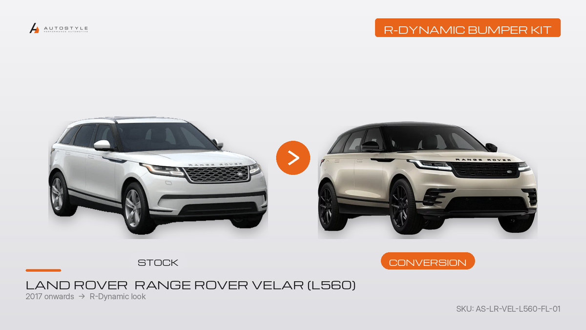 Range Rover Velar L560 — R-Dynamic Bumper Kit