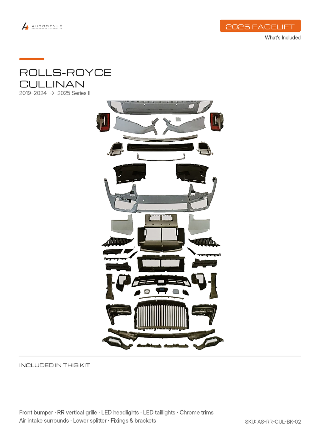 Rolls-Royce Cullinan Series II full facelift incl taillights