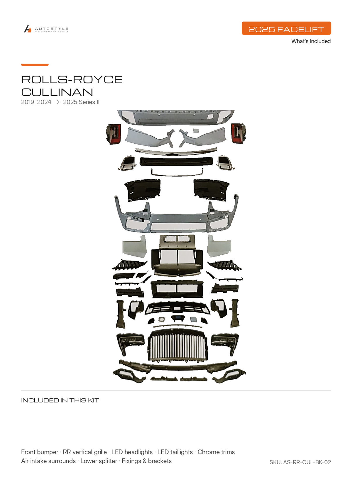 Rolls-Royce Cullinan Series II full facelift incl taillights
