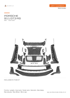 Porsche 911 GT3 RS 992.1 full dry carbon kit