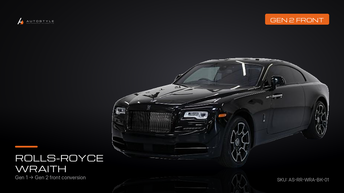 Rolls-Royce Wraith Gen 1 to Gen 2 front conversion