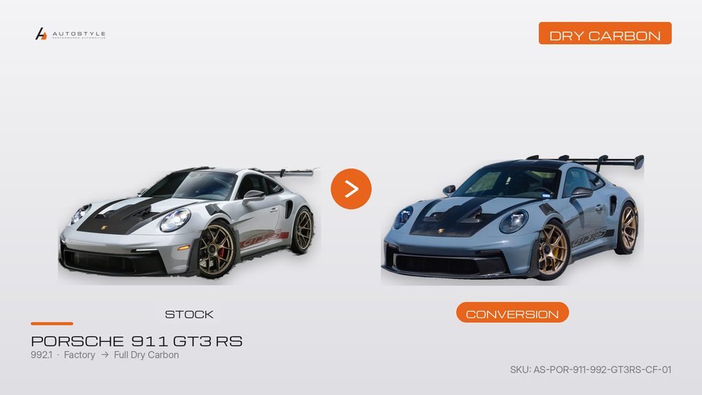 Porsche 911 GT3 RS (992.1) — Full Dry Carbon Fibre Kit